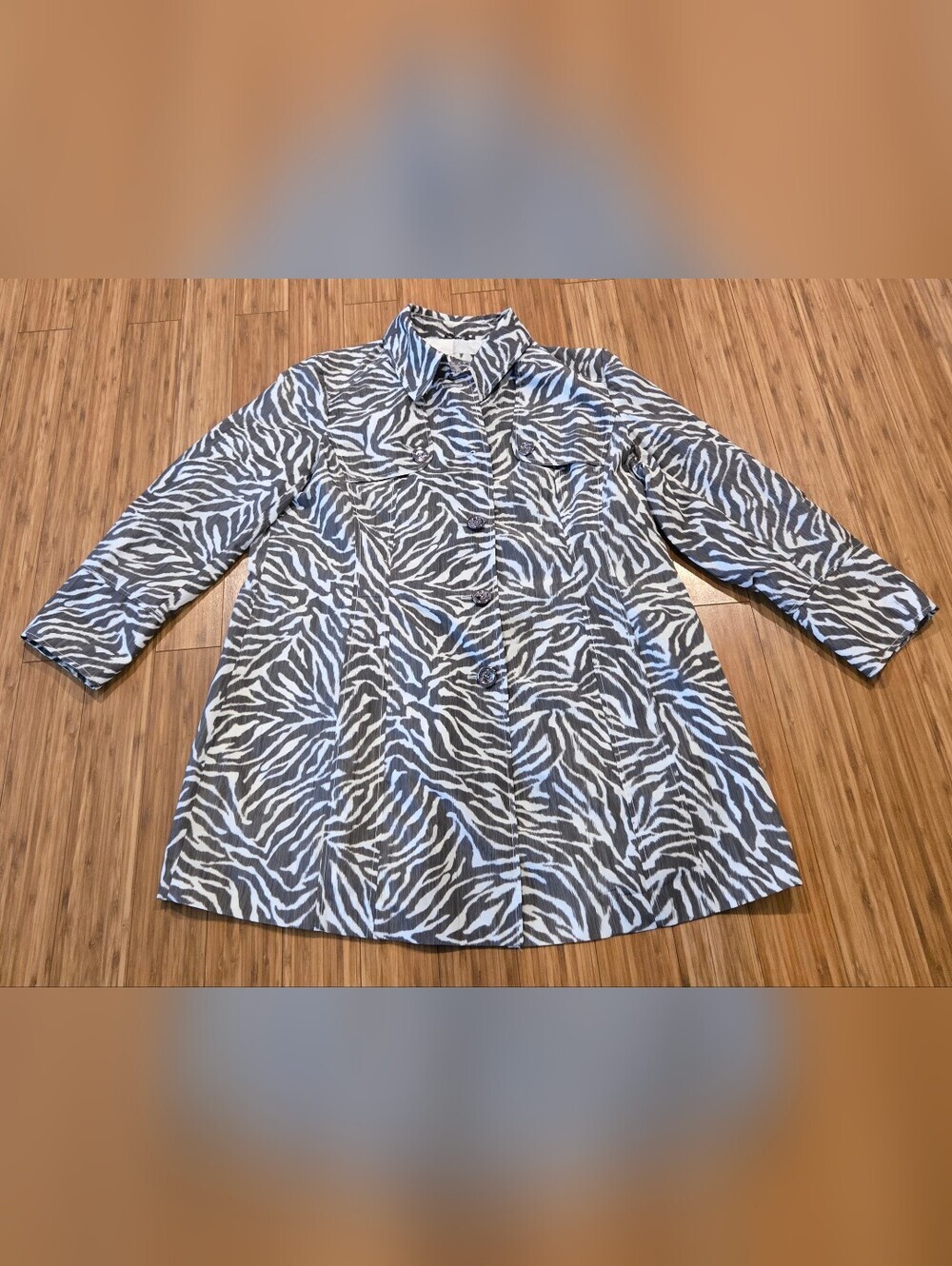 Guess Black & White Zebra Jacket